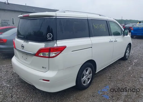 2013 Nissan Quest Sv z USA, uszkodzony, nr VIN JN8AE2KP5D9070921